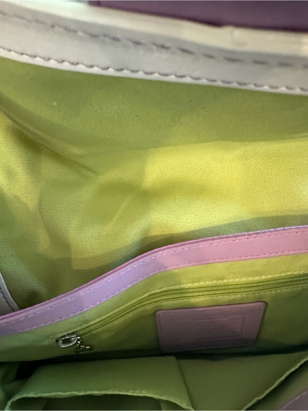 Coach Hampton  Flap Convertible Multicolor Striped Crossbody - Picture 8 of 12